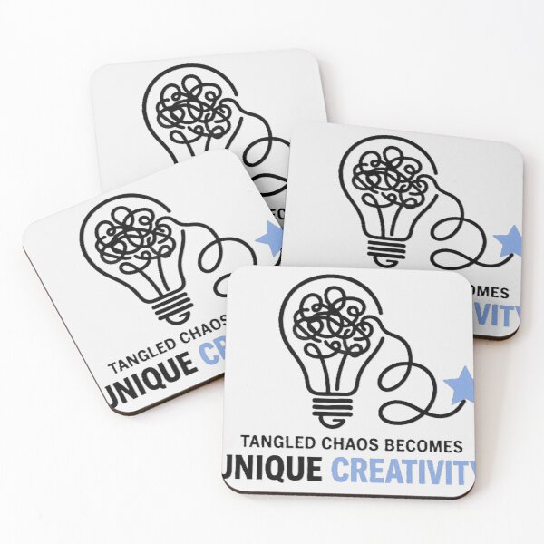 Item preview, Tangled Chaos Becomes Unique Creativity – ADHD Neurodivergent Mind Design designed and sold by DPSz.