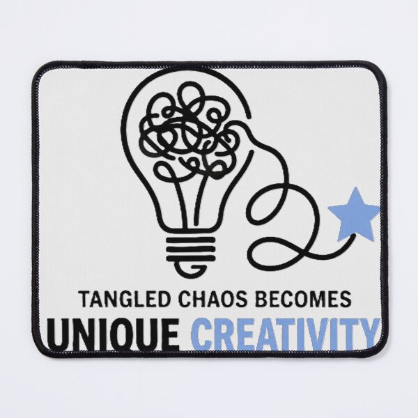Item preview, Tangled Chaos Becomes Unique Creativity – ADHD Neurodivergent Mind Design designed and sold by DPSz.
