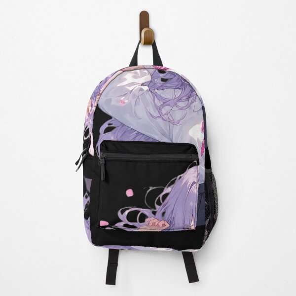 Item preview, Pastel Lavender Anime Girl - Floating Petals Aesthetic designed and sold by Radhestore.