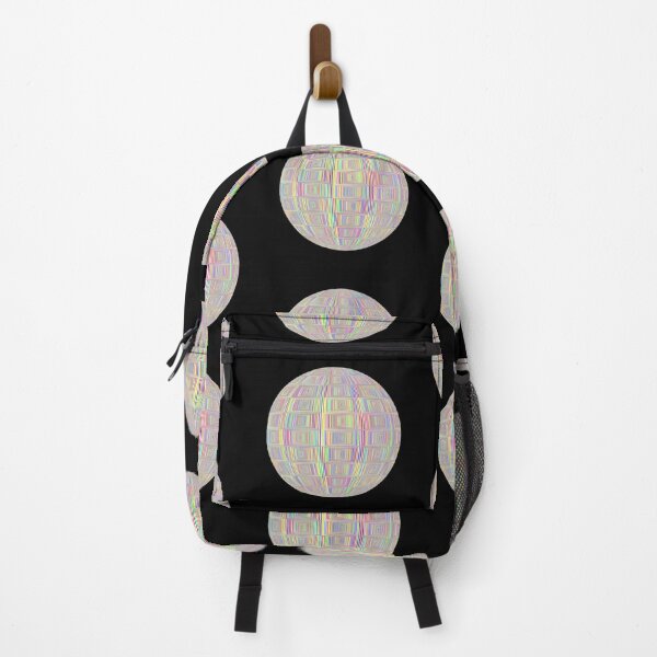 Item preview, 3D Geometric Rainbow Sphere | Optical Illusion Abstract Orb designed and sold by Rawafi Art Studio.
