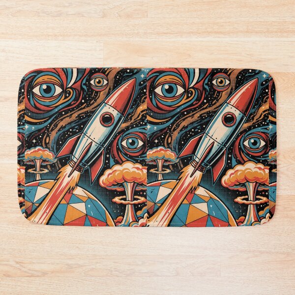 Item preview, Rocket Eyes Space Vibrancy Marine Life Ocean Exploration designed and sold by ART ATTACK ZONE.