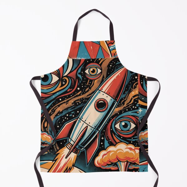 Item preview, Rocket Eyes Space Vibrancy Marine Life Ocean Exploration designed and sold by ART ATTACK ZONE.