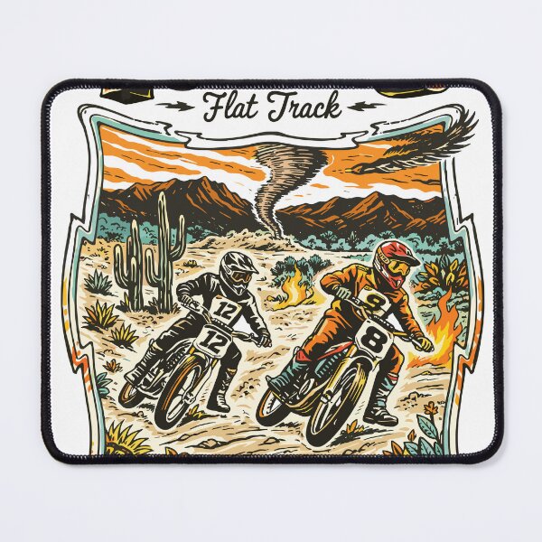 Item preview, Tornado Flat Track Racing T-Shirt designed and sold by Matinez Pink.