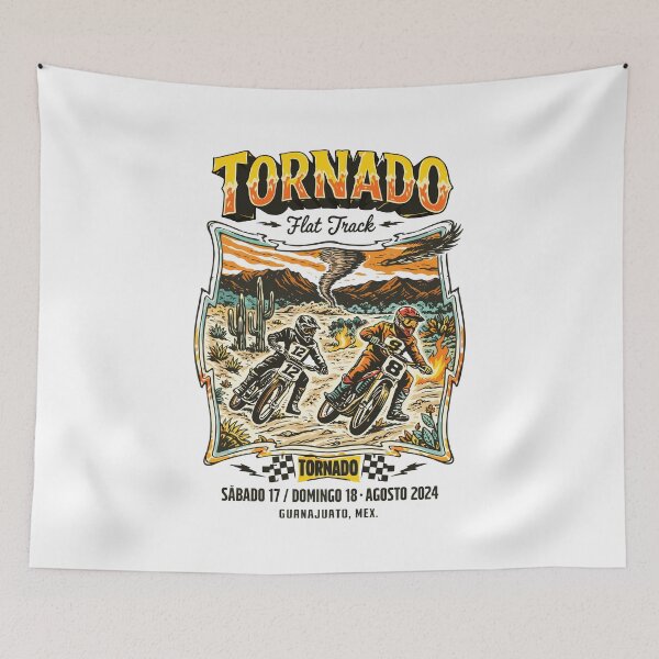Item preview, Tornado Flat Track Racing T-Shirt designed and sold by Matinez Pink.