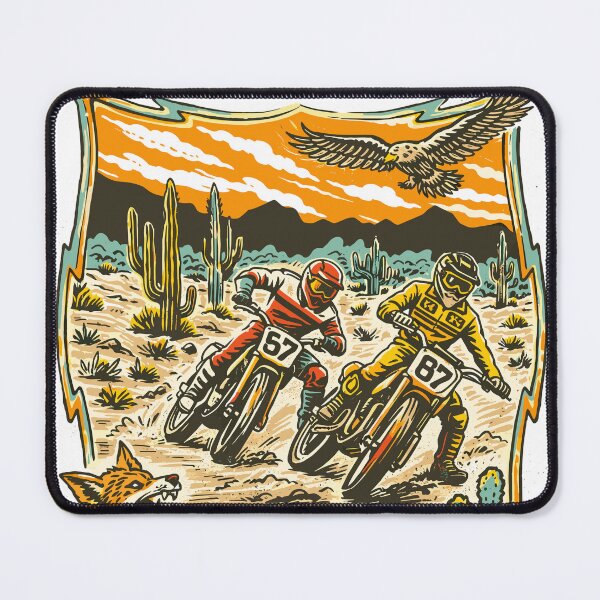 Item preview, Flat Track Motorcycle Race Poster designed and sold by Matinez Pink.