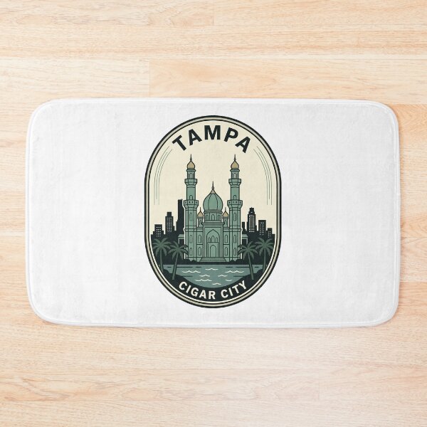 Item preview, Vintage Tampa Florida Cigar City Skyline Badge designed and sold by k3rstman1.