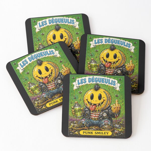 Item preview, The Vomits – Punk Smiley Trash Street Art Cartoon designed and sold by PLUSHIWORLDtm.