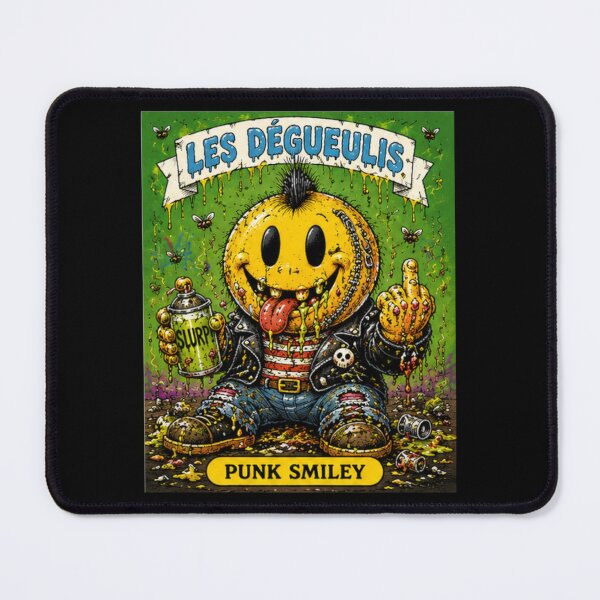 Item preview, The Vomits – Punk Smiley Trash Street Art Cartoon designed and sold by PLUSHIWORLDtm.