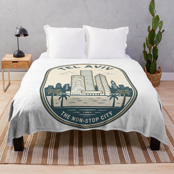 Item preview, Vintage Tel Aviv Skyline Non Stop City designed and sold by k3rstman1.