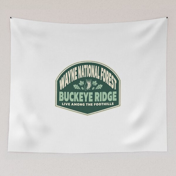Item preview, Wayne National Forest Buckeye Ridge Live Among The Foothills Ohio Outdoors Hiking Camping designed and sold by Simsimah26Parks.