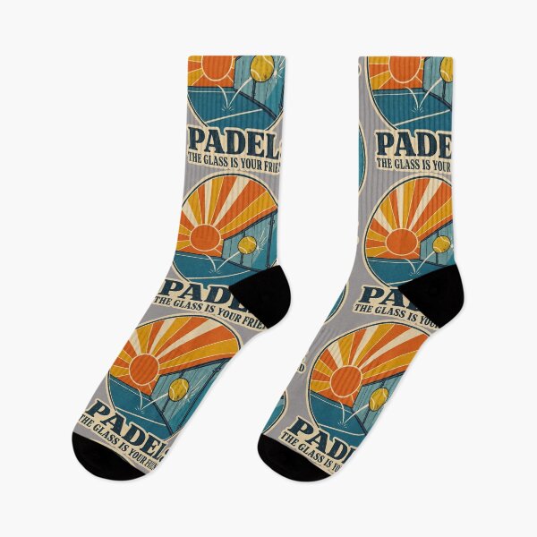 Item preview, Funny Padel Quote - padel the glass is your friend- Retro Vintage Padel Art designed and sold by BelievingCreate.