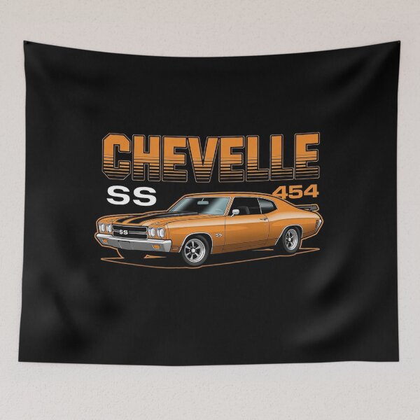 Item preview, 1970 Chevelle SS 454 Classic Muscle Car Vintage Art designed and sold by TheArtOfCar.