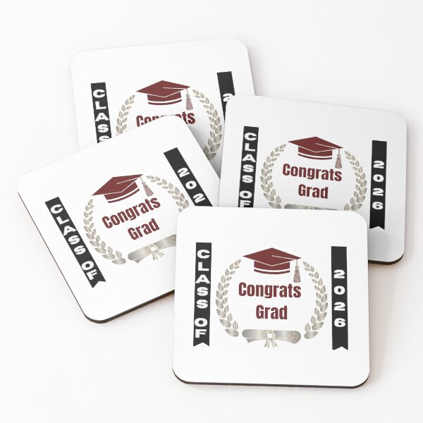 Item preview, Class of 2026 Congrats Grad Graduation Cap and Laurel Design designed and sold by NeelusShop.