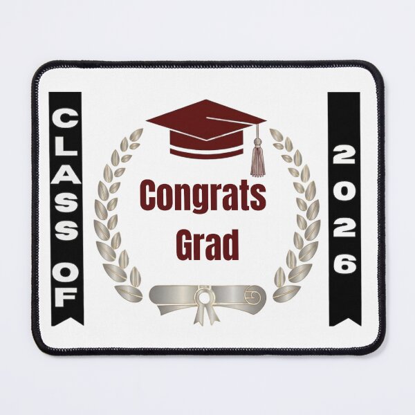 Item preview, Class of 2026 Congrats Grad Graduation Cap and Laurel Design designed and sold by NeelusShop.
