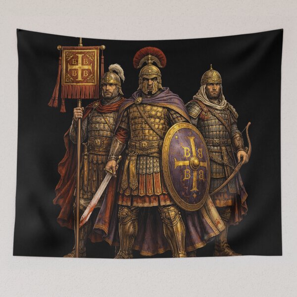 Item preview, Byzantium Army Eastern Roman Warrior Art designed and sold by Retr0Tshirts.