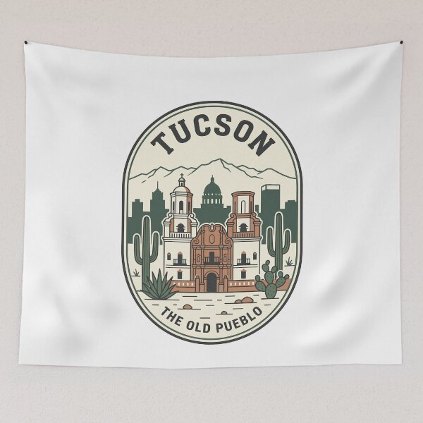 Item preview, Vintage Tucson Arizona Old Pueblo Desert Badge designed and sold by k3rstman1.