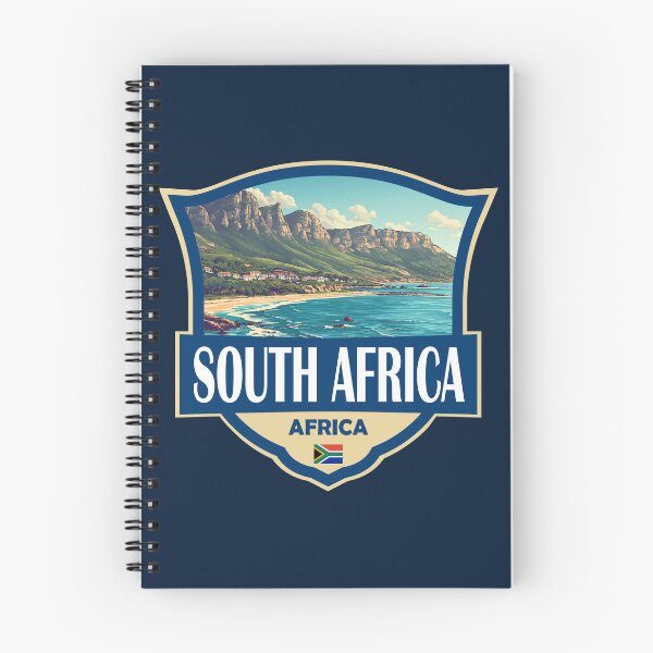 Item preview, South Africa Illustration Retro Badge designed and sold by KrisSidDesigns.