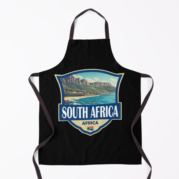 Item preview, South Africa Illustration Retro Badge designed and sold by KrisSidDesigns.
