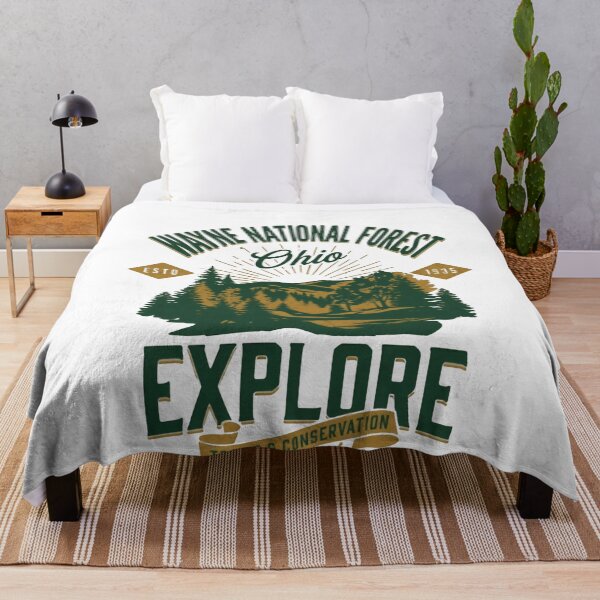 Item preview, Wayne National Forest Ohio Explore Trails & Conservation Est 1934 Outdoor Adventure Hiking Nature Travel designed and sold by Simsimah26Parks.
