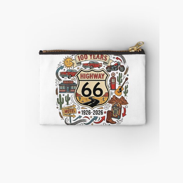 Item preview, Highway Route 66 100 Years Anniversary 1926 To 2026 Retro Americana designed and sold by HarinDonreka.