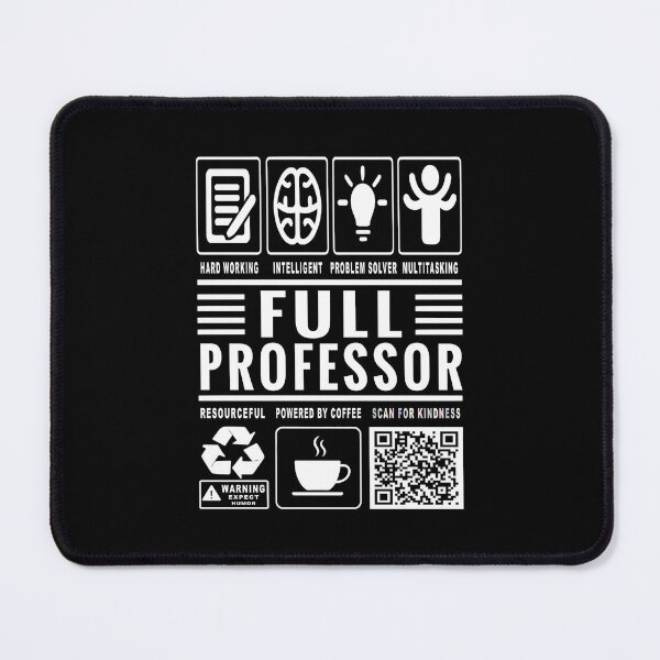 Item preview, Funny Full Professor Job Description Icons QR Code designed and sold by MerchMaxxing.
