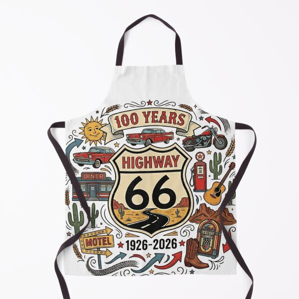 Item preview, Highway Route 66 100 Years Anniversary 1926 To 2026 Retro Americana designed and sold by HarinDonreka.