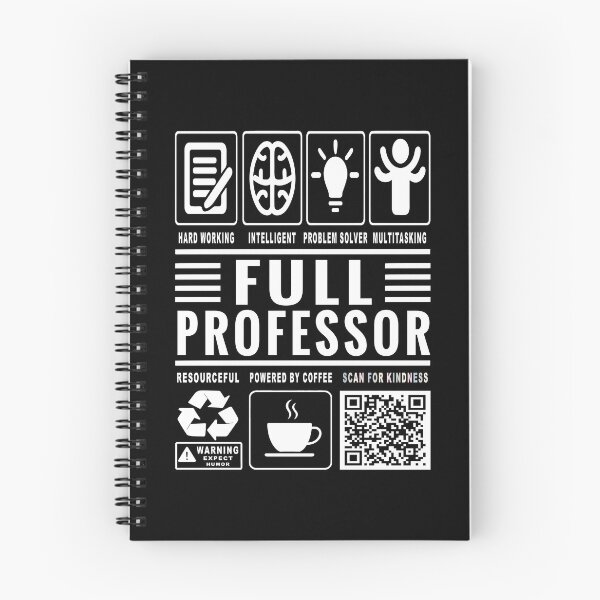 Item preview, Funny Full Professor Job Description Icons QR Code designed and sold by MerchMaxxing.