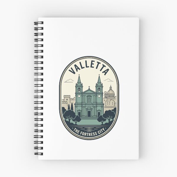 Item preview, Valletta Malta Fortress City Vintage Travel Badge designed and sold by k3rstman1.