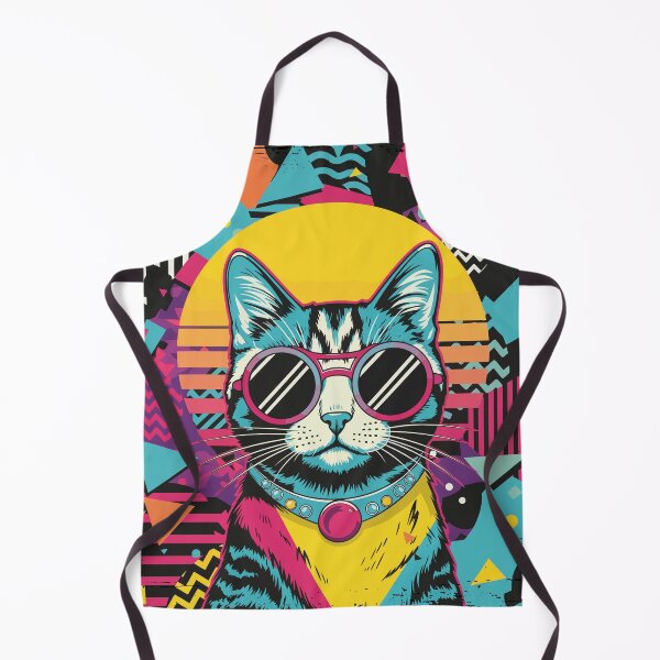 Item preview, Neon Pop Art Sunglasses Cat designed and sold by Fabrikola.