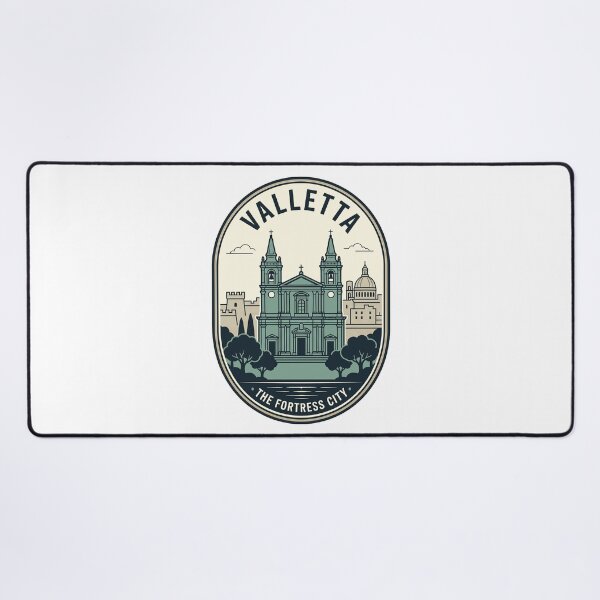 Item preview, Valletta Malta Fortress City Vintage Travel Badge designed and sold by k3rstman1.