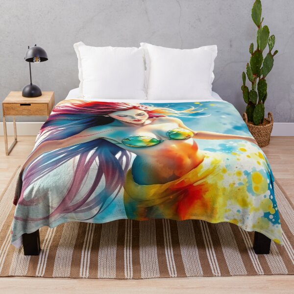 Item preview, Colorful Mermaid in Motion designed and sold by cuprum.