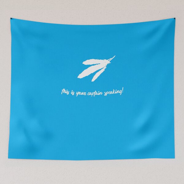Item preview, This Is Your Captain Speaking-Feathers (v1) designed and sold by BlueRockDesigns.