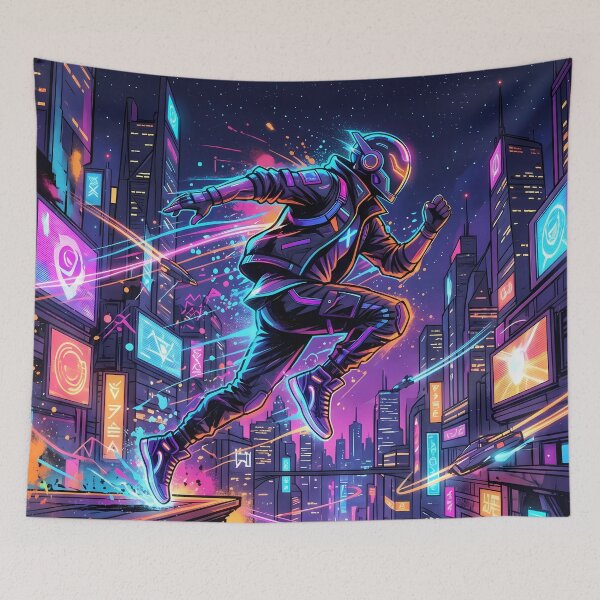 Item preview, Neon Boy Scenes Vibrancy Marine Life Ocean Exploration designed and sold by ART ATTACK ZONE.