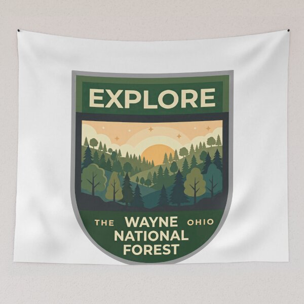 Item preview, Explore The Wayne Ohio National Forest Outdoor Adventure Hiker Nature Lover designed and sold by Simsimah26Parks.
