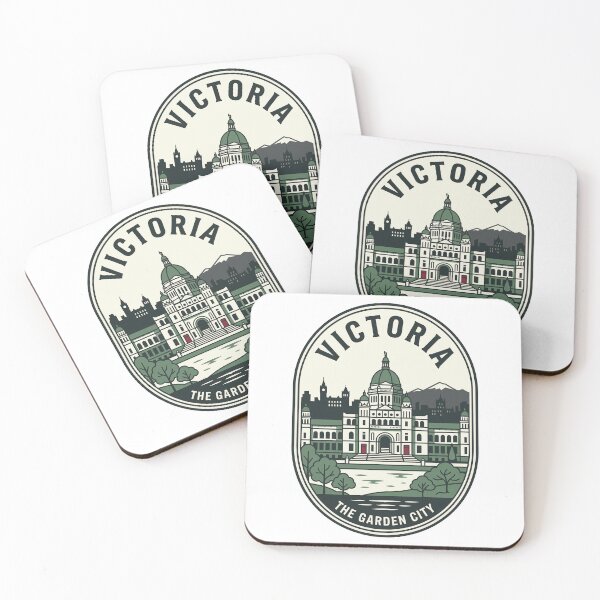 Item preview, Vintage Victoria BC Canada Garden City Badge designed and sold by k3rstman1.
