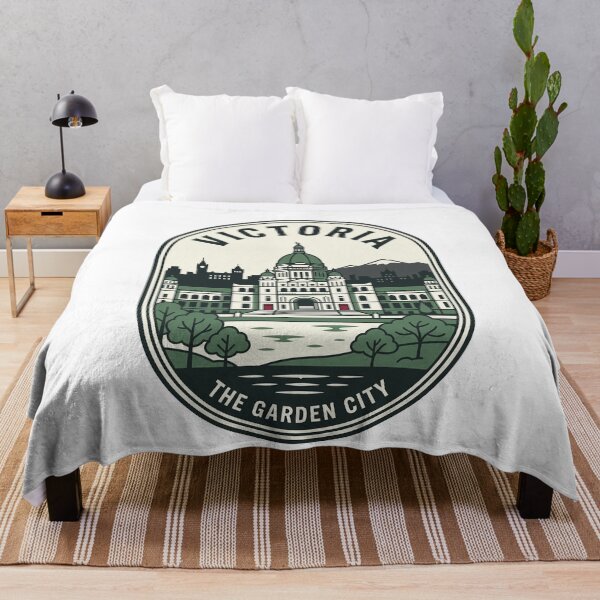 Item preview, Vintage Victoria BC Canada Garden City Badge designed and sold by k3rstman1.