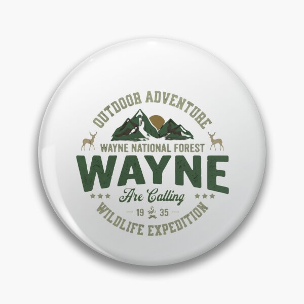 Item preview, Outdoor Adventure Wayne National Forest Wayne Are Calling Wildlife Expedition Explorer Hiker Camping designed and sold by Simsimah26Parks.