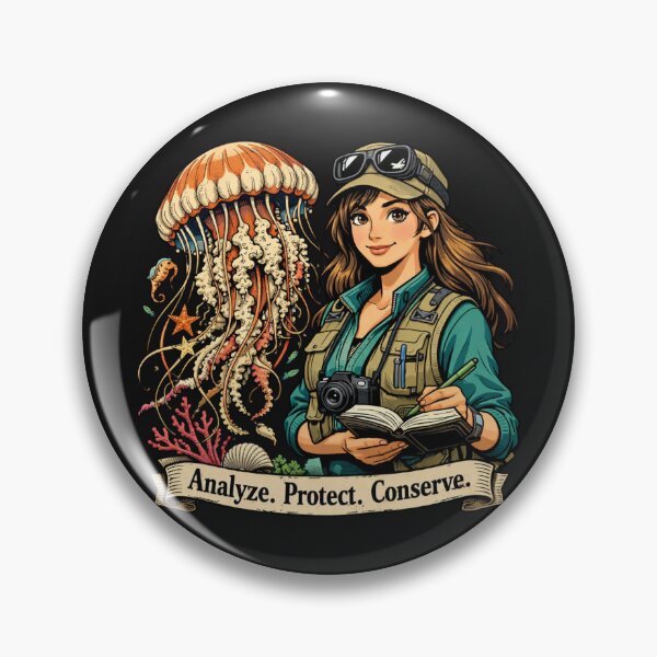 Item preview, Analyze Protect Conserve Marine Biologist designed and sold by Tsugraf Designs.