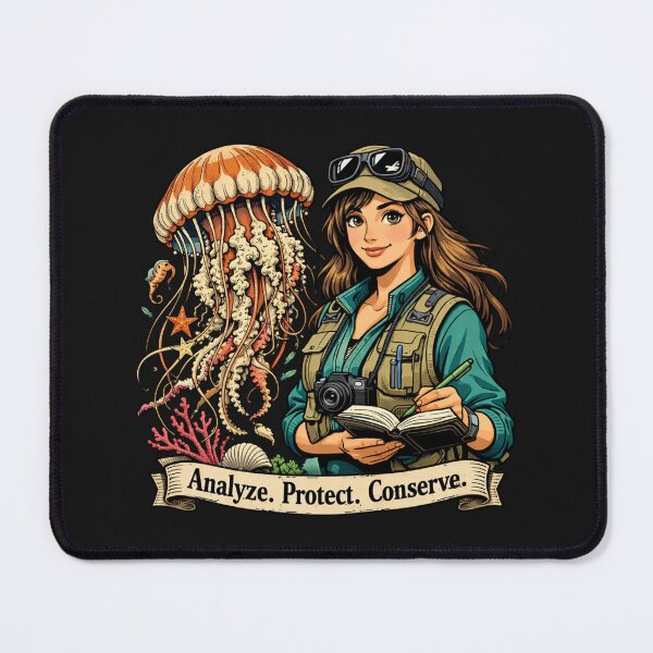 Item preview, Analyze Protect Conserve Marine Biologist designed and sold by Tsugraf Designs.