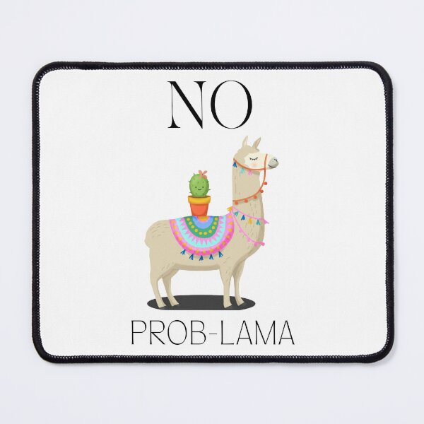 Item preview, No Prob-Lama Funny Logo designed and sold by logowannawear.