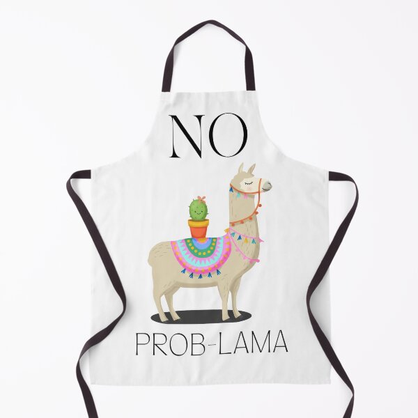 Item preview, No Prob-Lama Funny Logo designed and sold by logowannawear.