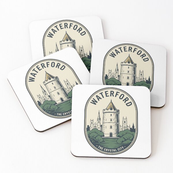 Item preview, Waterford Ireland Reginald's Tower Vintage Badge designed and sold by k3rstman1.