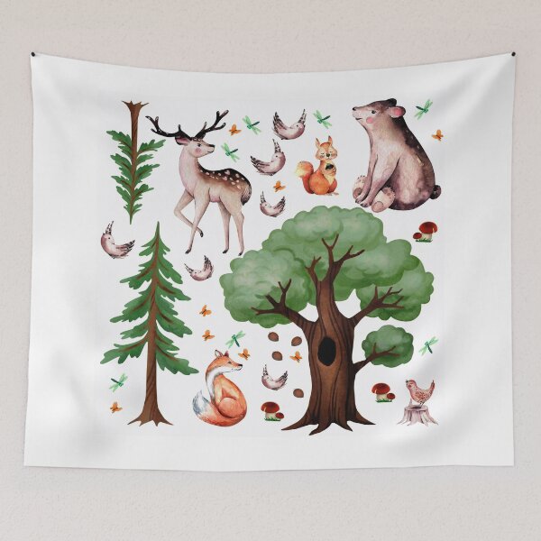 Item preview, Forest and animals designed and sold by SaphireArt.