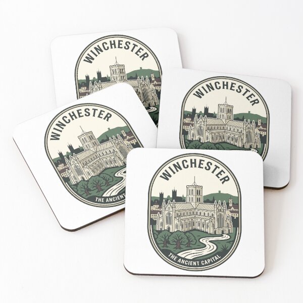 Item preview, Winchester Cathedral Ancient Capital Vintage Badge designed and sold by k3rstman1.