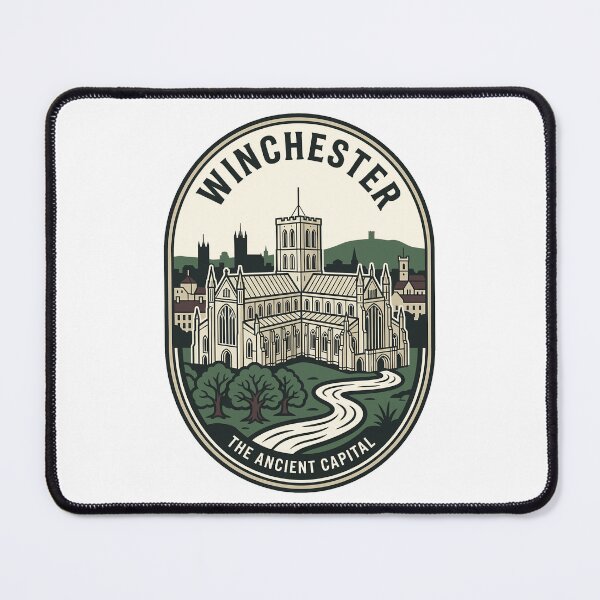 Item preview, Winchester Cathedral Ancient Capital Vintage Badge designed and sold by k3rstman1.