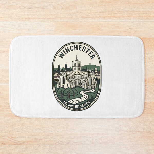 Item preview, Winchester Cathedral Ancient Capital Vintage Badge designed and sold by k3rstman1.