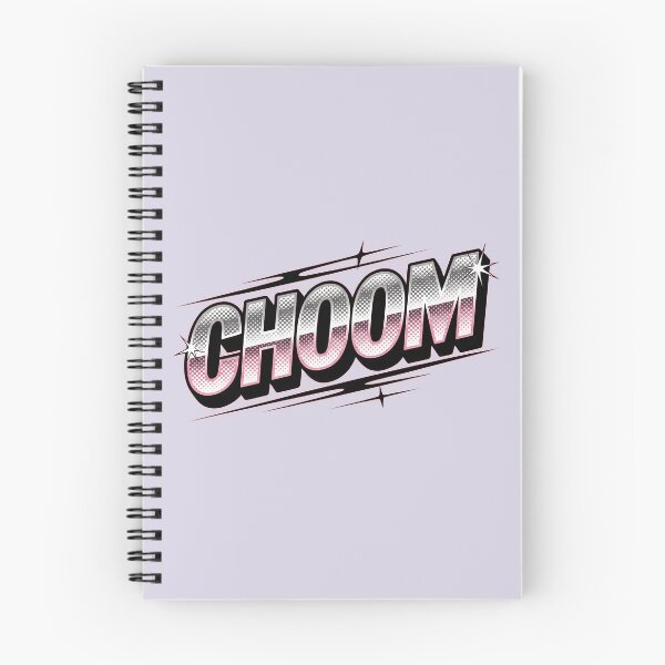 Item preview, Choom Retro Chrome Typography Kpop Street Aesthetic designed and sold by Meivelle.