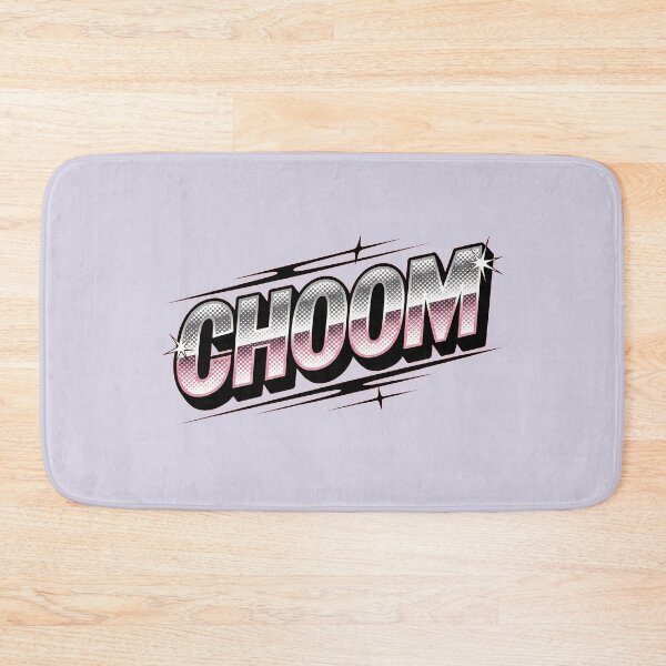 Item preview, Choom Retro Chrome Typography Kpop Street Aesthetic designed and sold by Meivelle.