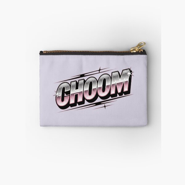 Item preview, Choom Retro Chrome Typography Kpop Street Aesthetic designed and sold by Meivelle.