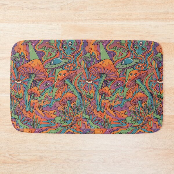 Item preview, Mushrooms Aliens Scenes Vibrancy Marine Life Ocean Exploration designed and sold by ART ATTACK ZONE.